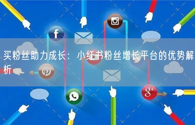 买粉丝助力成长：小红书粉丝增长平台的优势解析