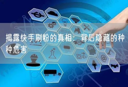 揭露快手刷粉的真相：背后隐藏的种种危害