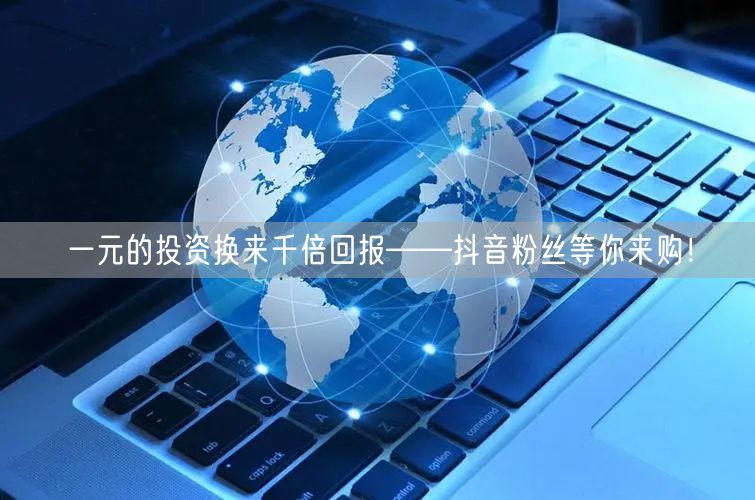 一元的投资换来千倍回报——抖音粉丝等你来购！