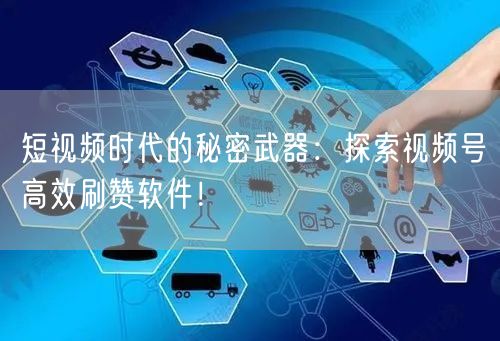 短视频时代的秘密武器：探索视频号高效刷赞软件！