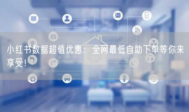 小红书数据超值优惠：全网最低自助下单等你来享受！