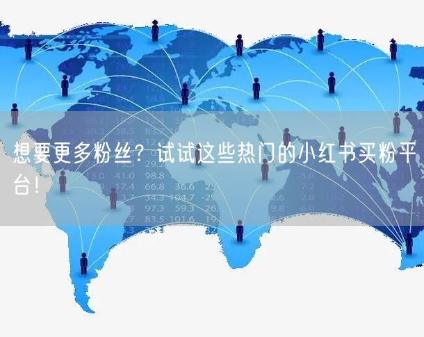 想要更多粉丝？试试这些热门的小红书买粉平台！
